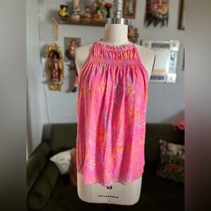 Ramy brooks floral print sleeveless top